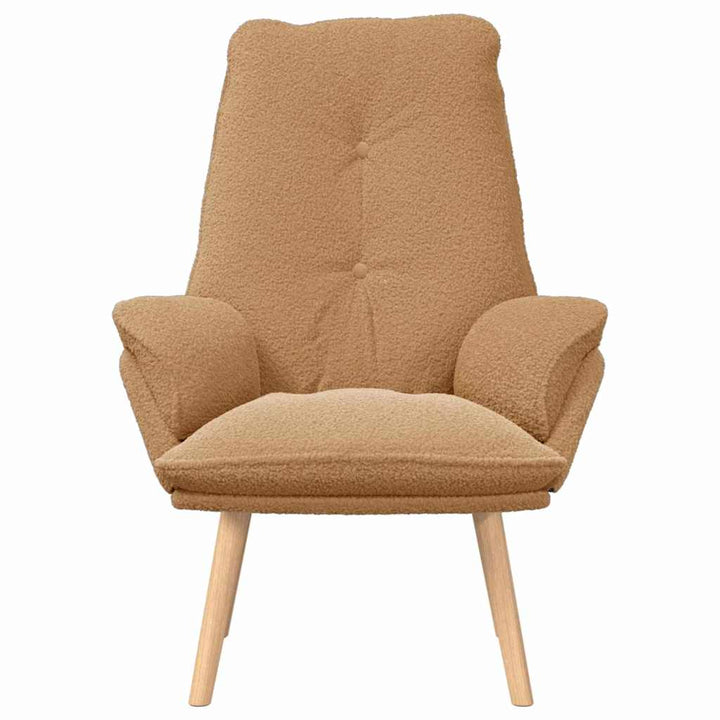 Afslappende stol Beige 69 x 74 x 93 cm Stof