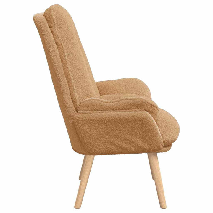Afslappende stol Beige 69 x 74 x 93 cm Stof