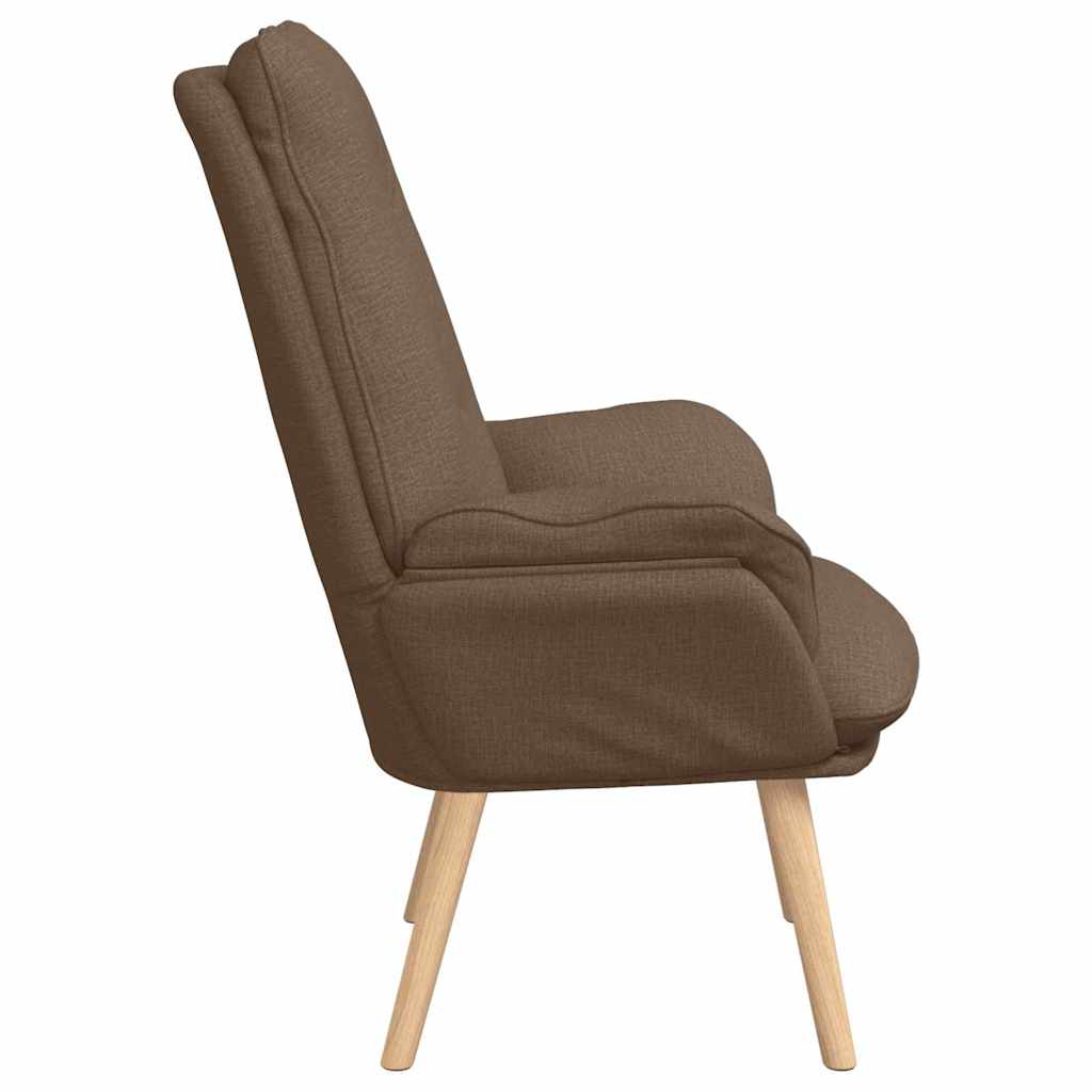 Afslappende stol Brun 69 x 74 x 93 cm Stof