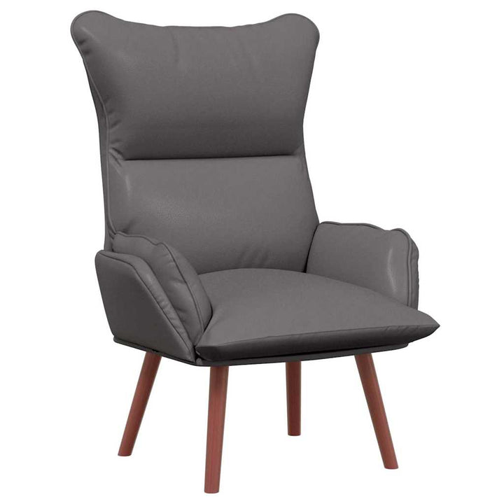 Afslappende stol Grå 69 x 74 x 93 cm Kunstlæder