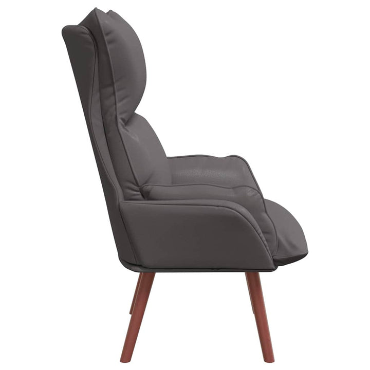 Afslappende stol Grå 69 x 74 x 93 cm Kunstlæder