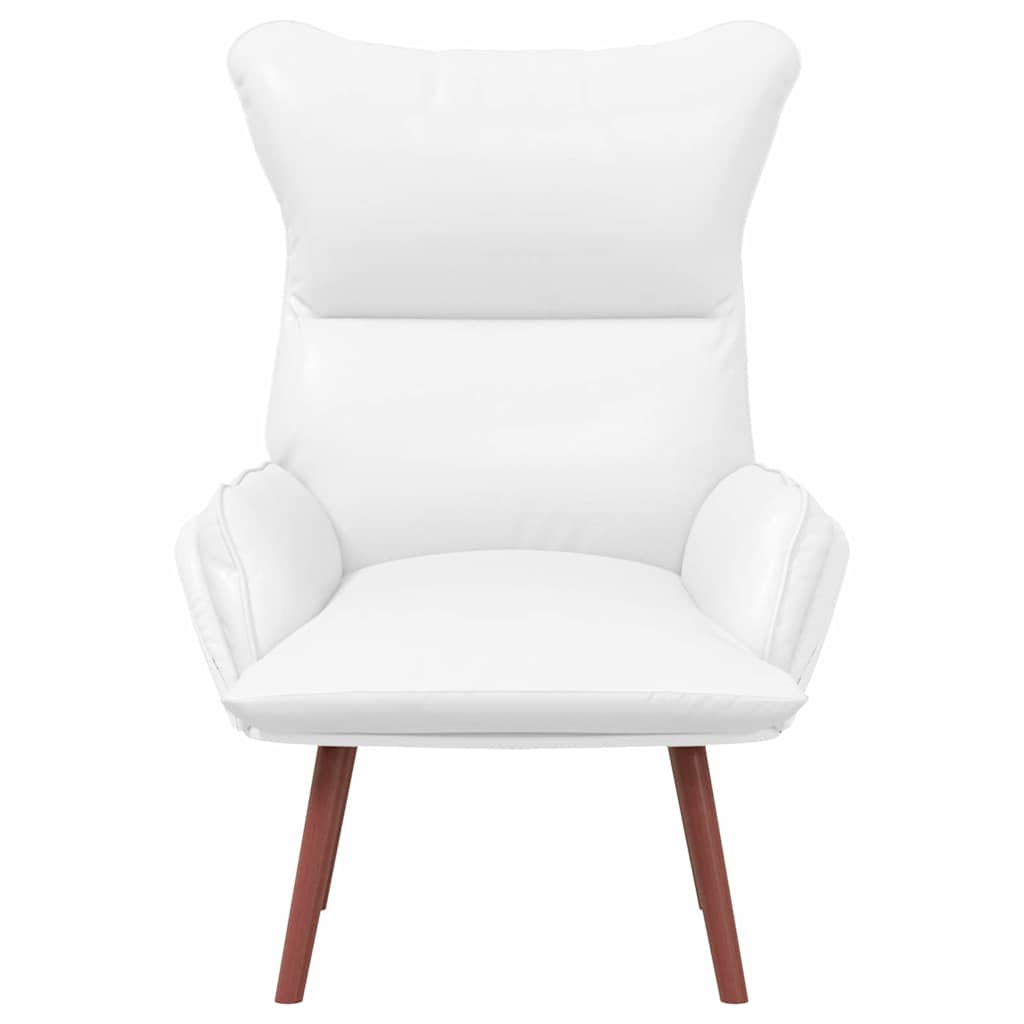 Afslappende stol Hvid 69 x 74 x 93 cm Kunstlæder