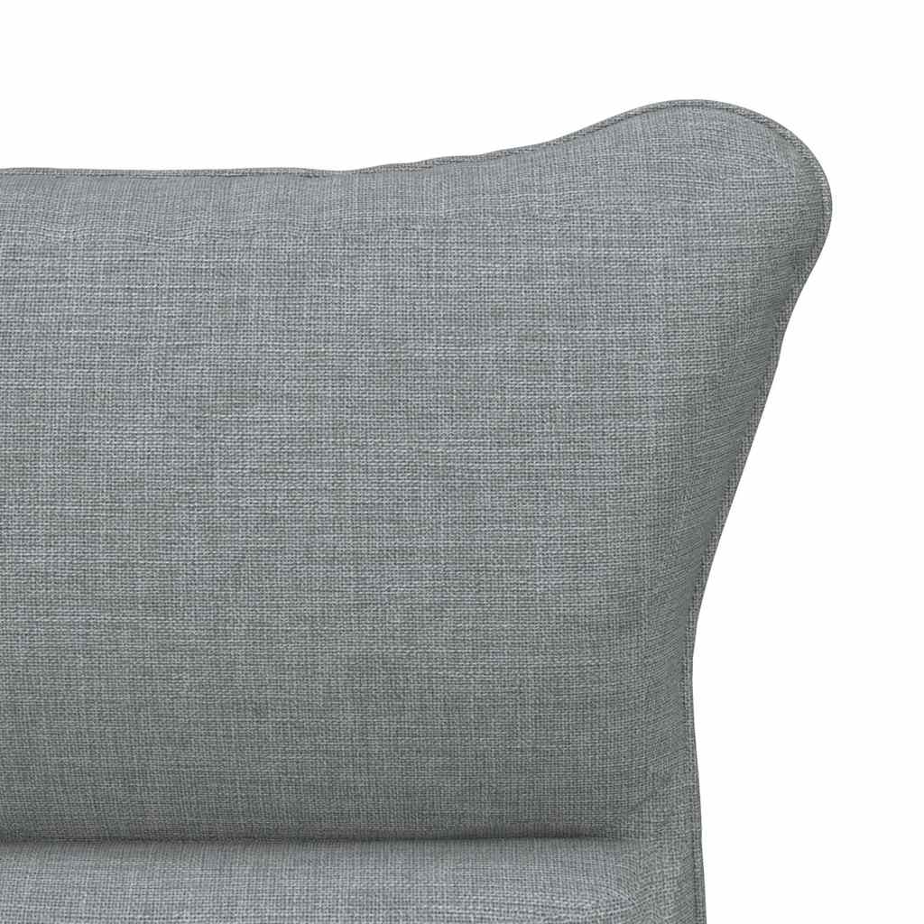 Afslappende stol Lysegrå 69 x 74 x 93 cm Stof