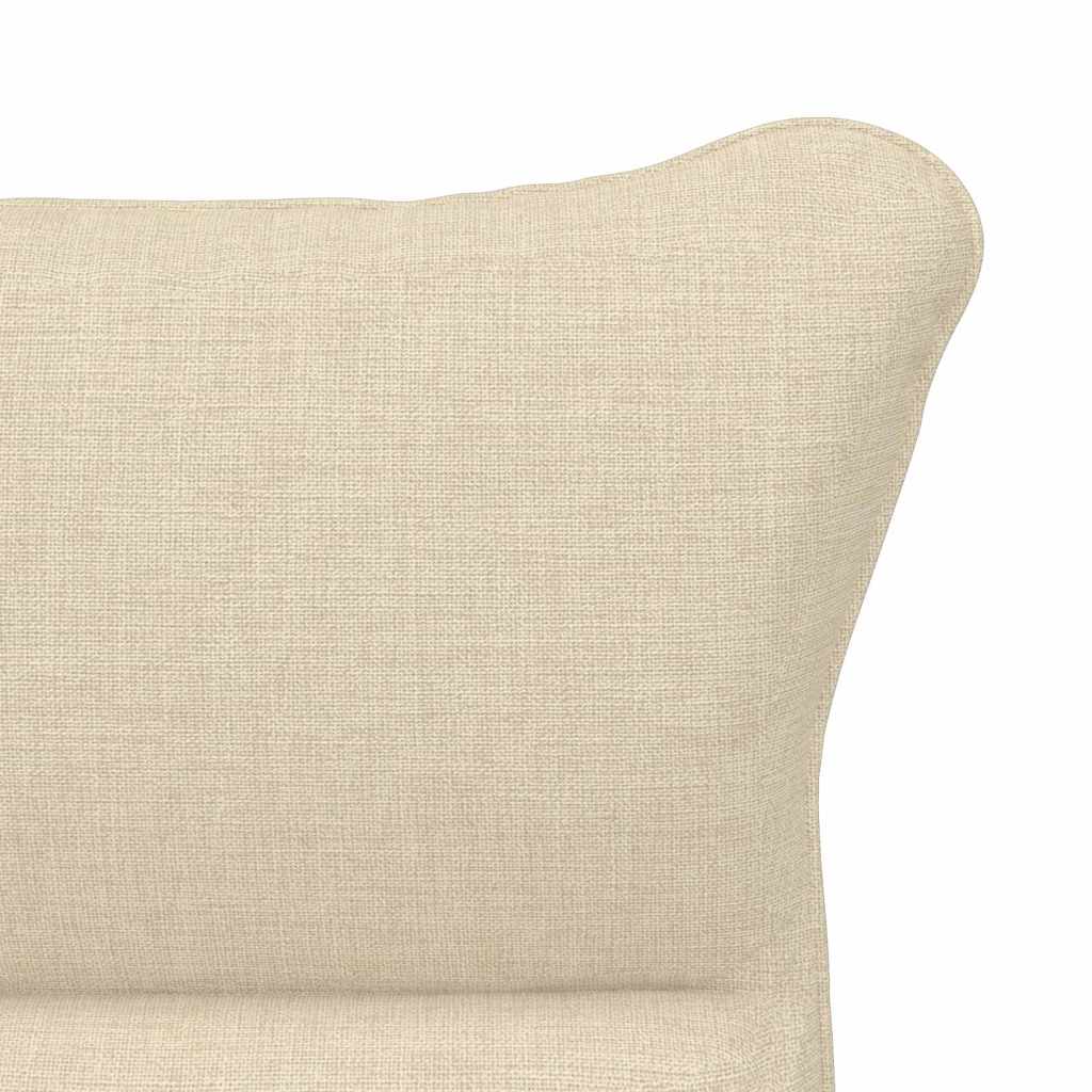 Afslappende stol Creme 69 x 74 x 93 cm Stof
