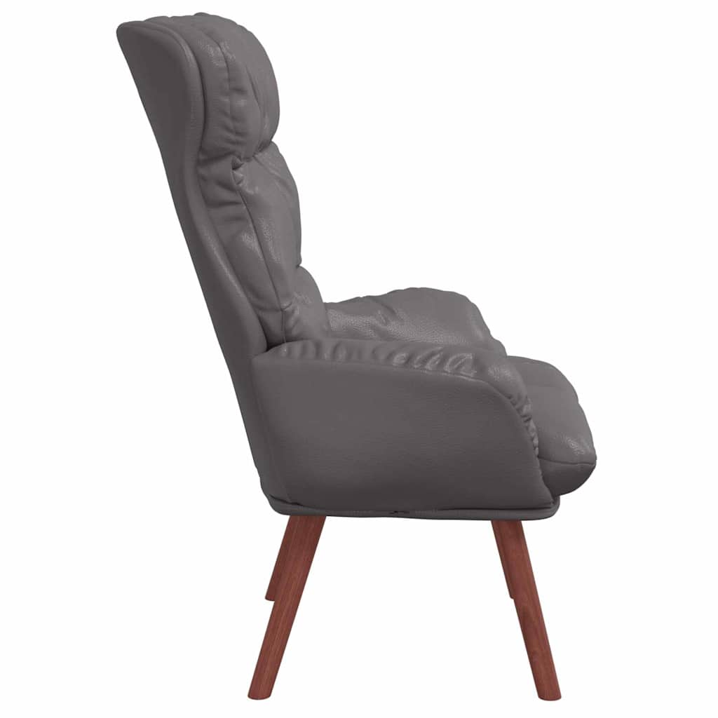 Afslappende stol Grå 69 x 74 x 93 cm Kunstlæder
