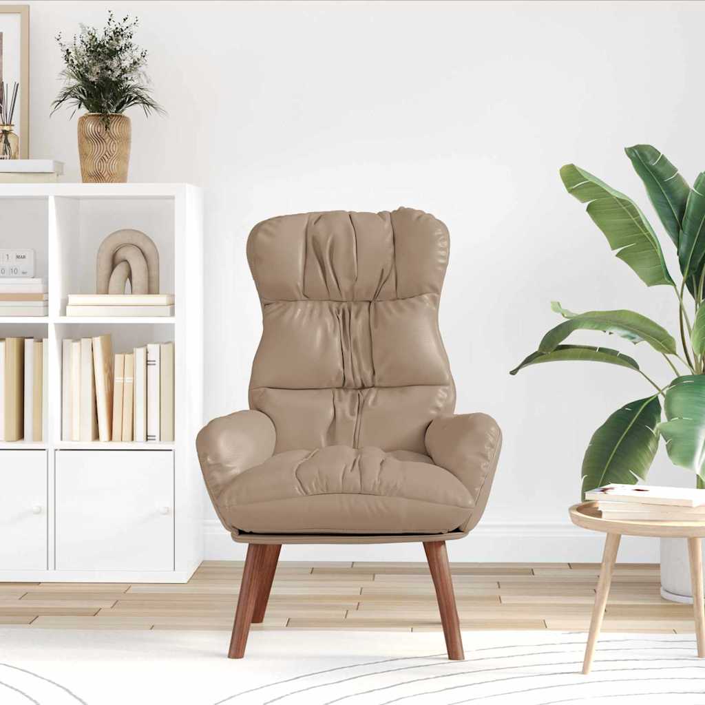 Afslappende stol Cappuccino 69 x 74 x 93 cm Kunstlæder
