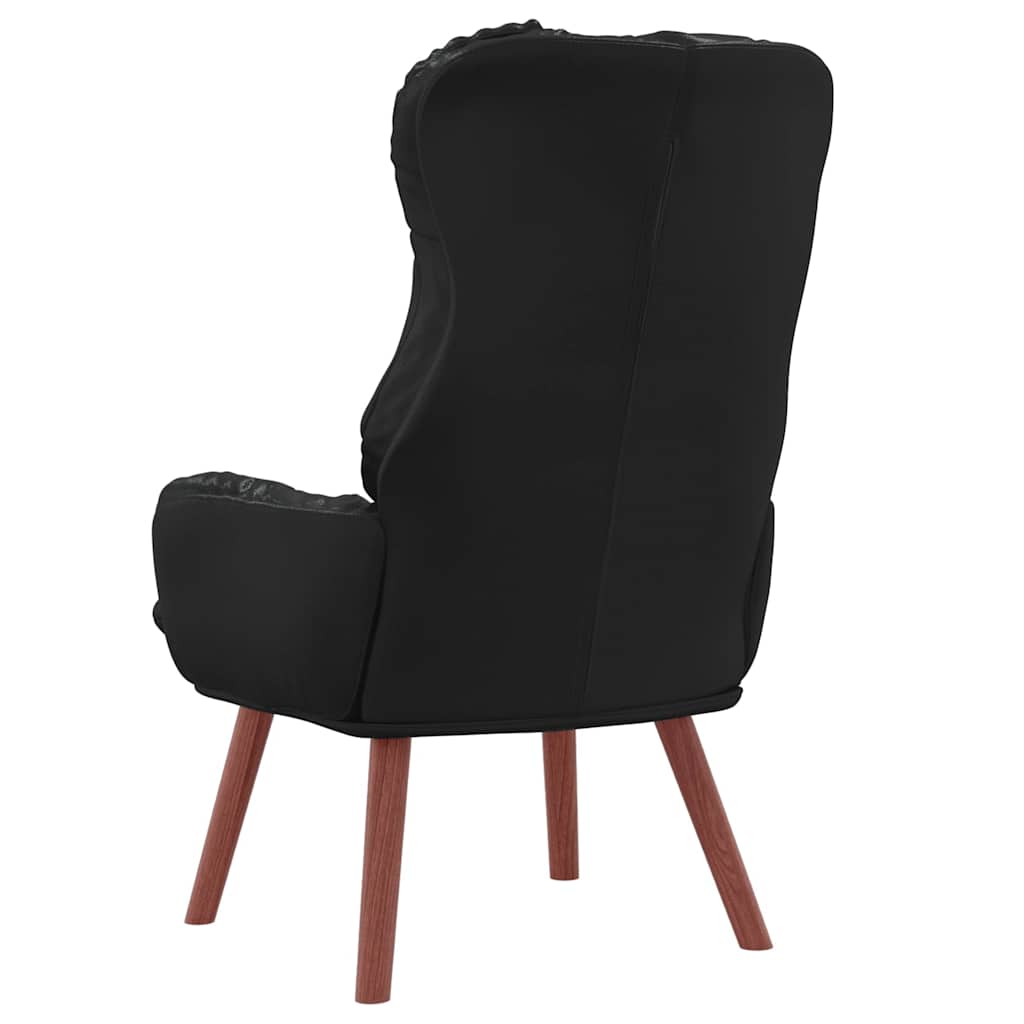 Afslappende stol Sort 69 x 74 x 93 cm Kunstlæder