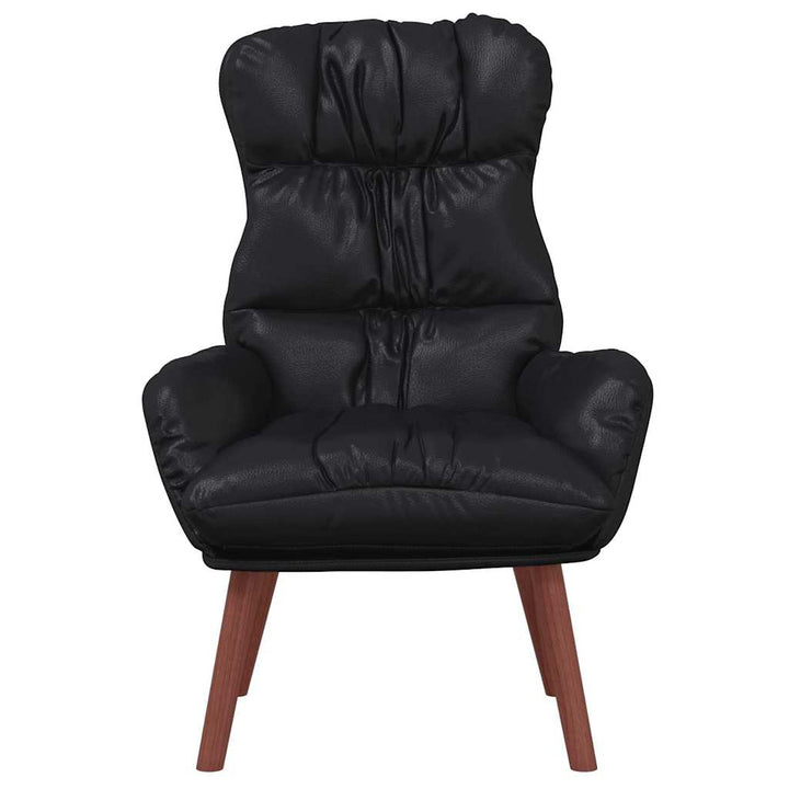 Afslappende stol Sort 69 x 74 x 93 cm Kunstlæder