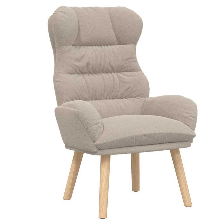 Afslappende stol Lysegrå 69 x 74 x 93 cm Stof