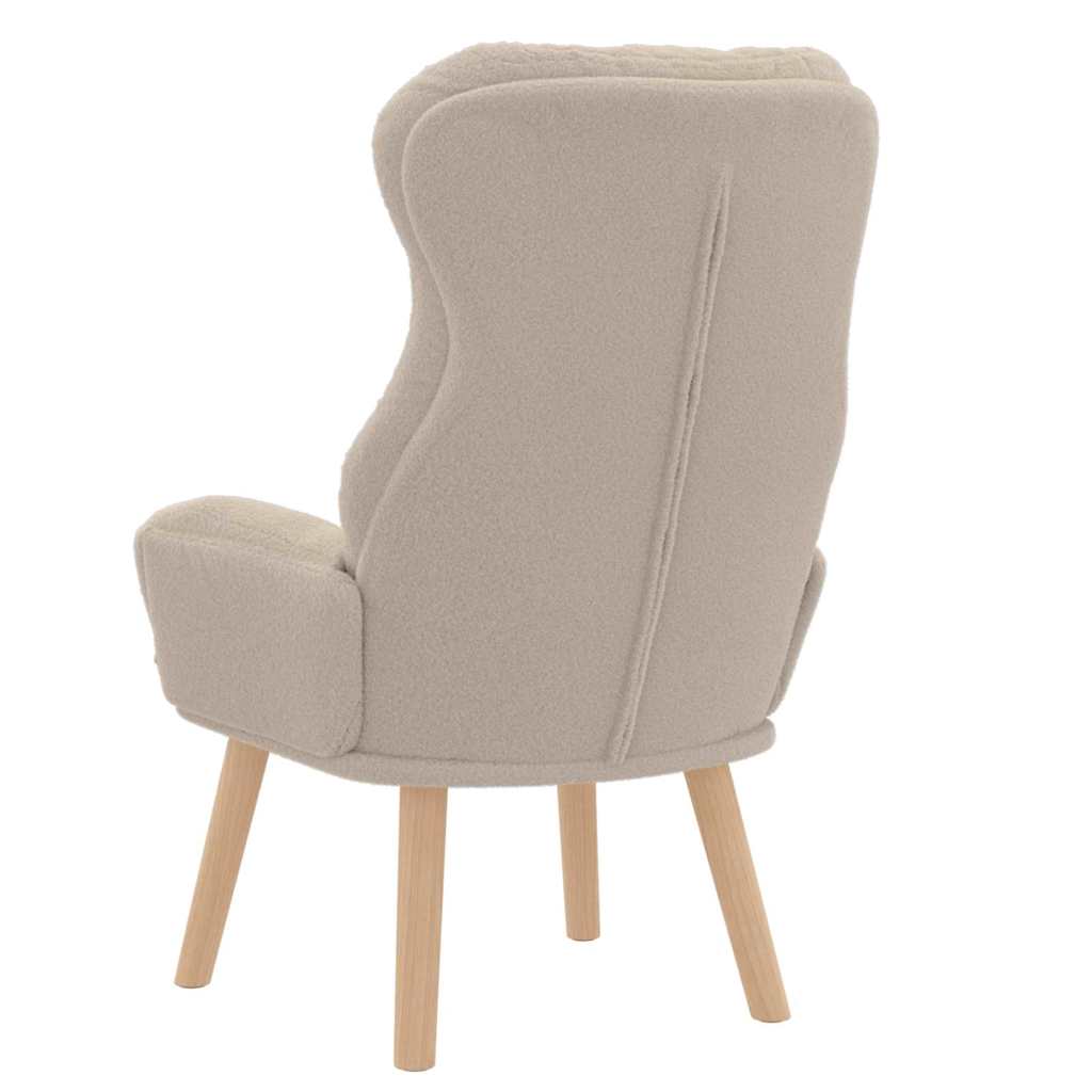 Afslappende stol Lysegrå 69 x 74 x 93 cm Stof