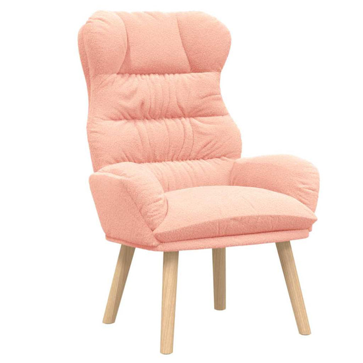 Afslappende stol Lyserød 69 x 74 x 93 cm Stof