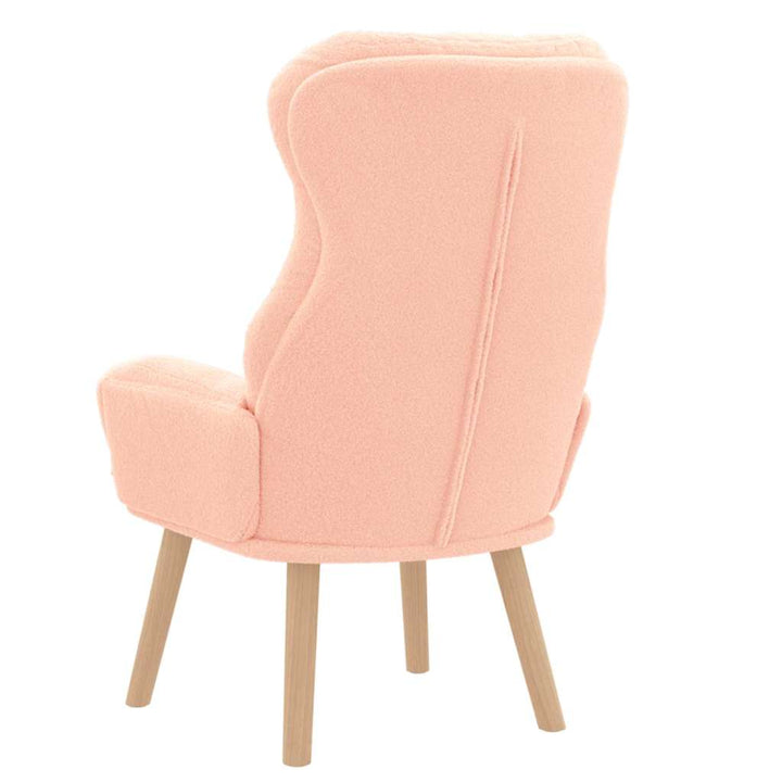 Afslappende stol Lyserød 69 x 74 x 93 cm Stof