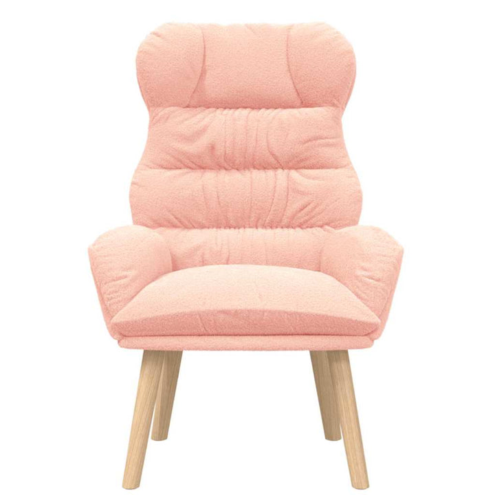 Afslappende stol Lyserød 69 x 74 x 93 cm Stof