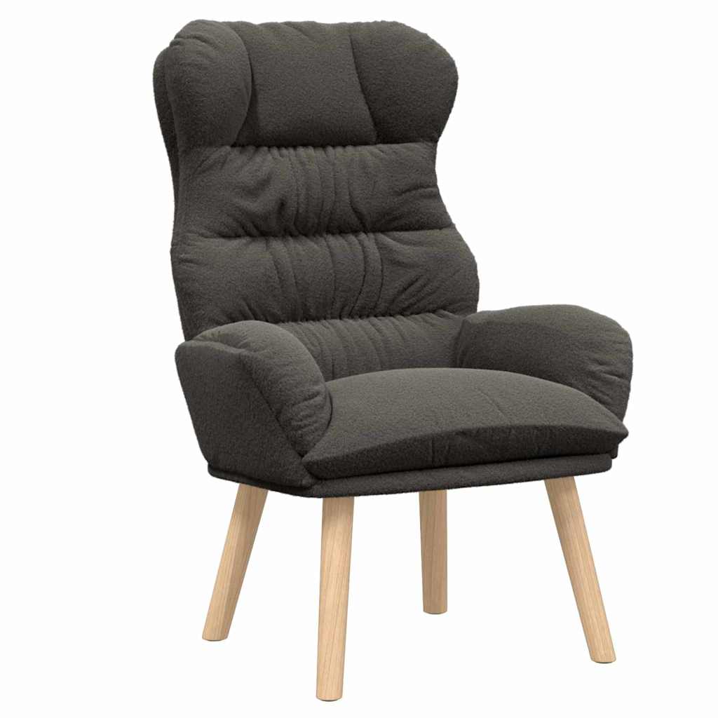 Afslappende stol Mørkegrå 69 x 74 x 93 cm Stof