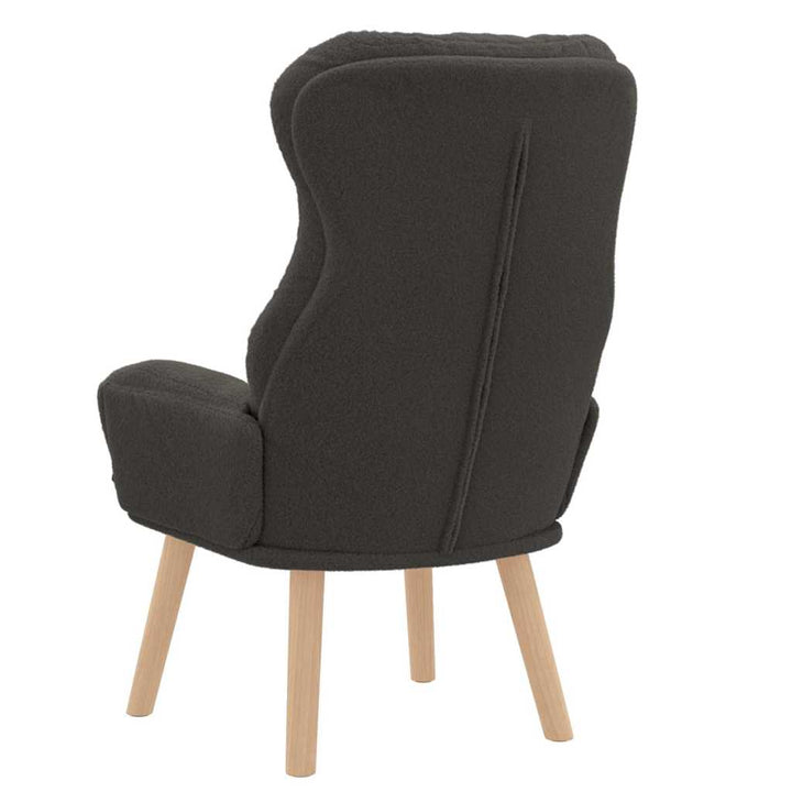 Afslappende stol Mørkegrå 69 x 74 x 93 cm Stof