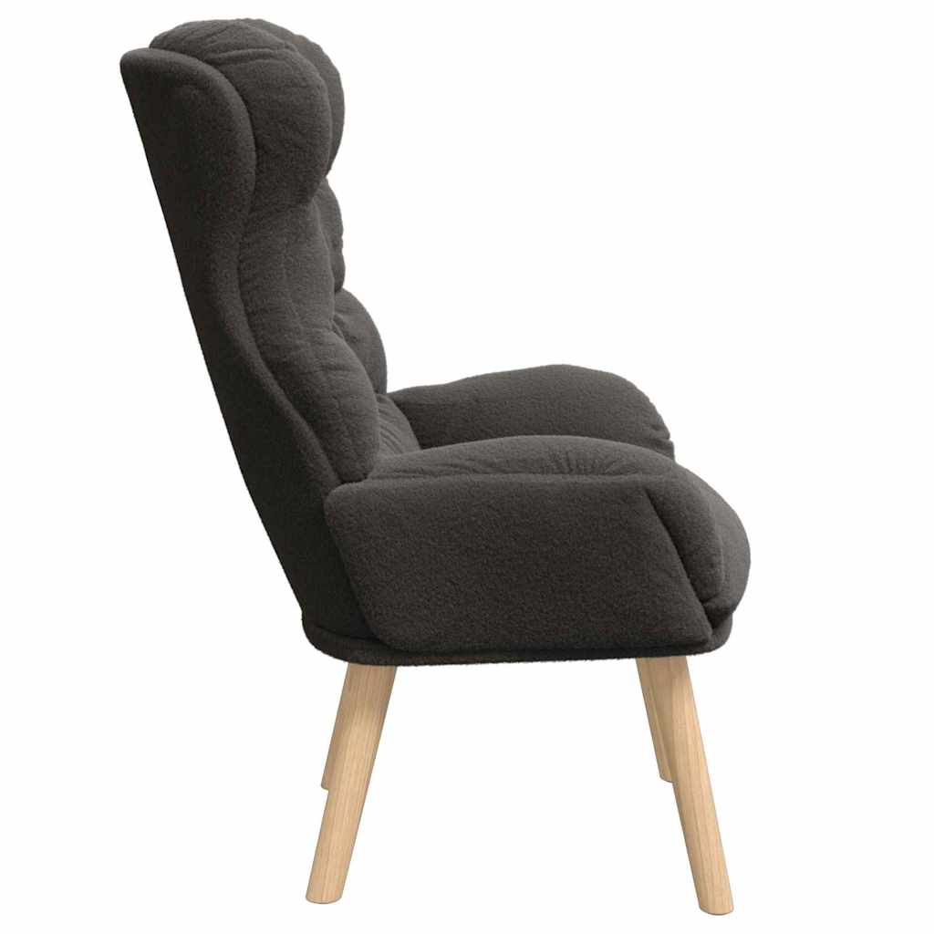 Afslappende stol Mørkegrå 69 x 74 x 93 cm Stof