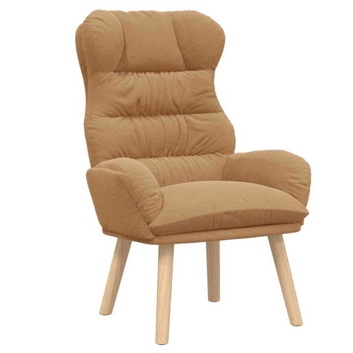 Afslappende stol Beige 69 x 74 x 93 cm Stof