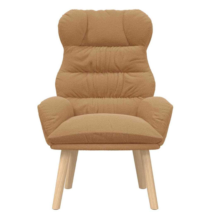 Afslappende stol Beige 69 x 74 x 93 cm Stof