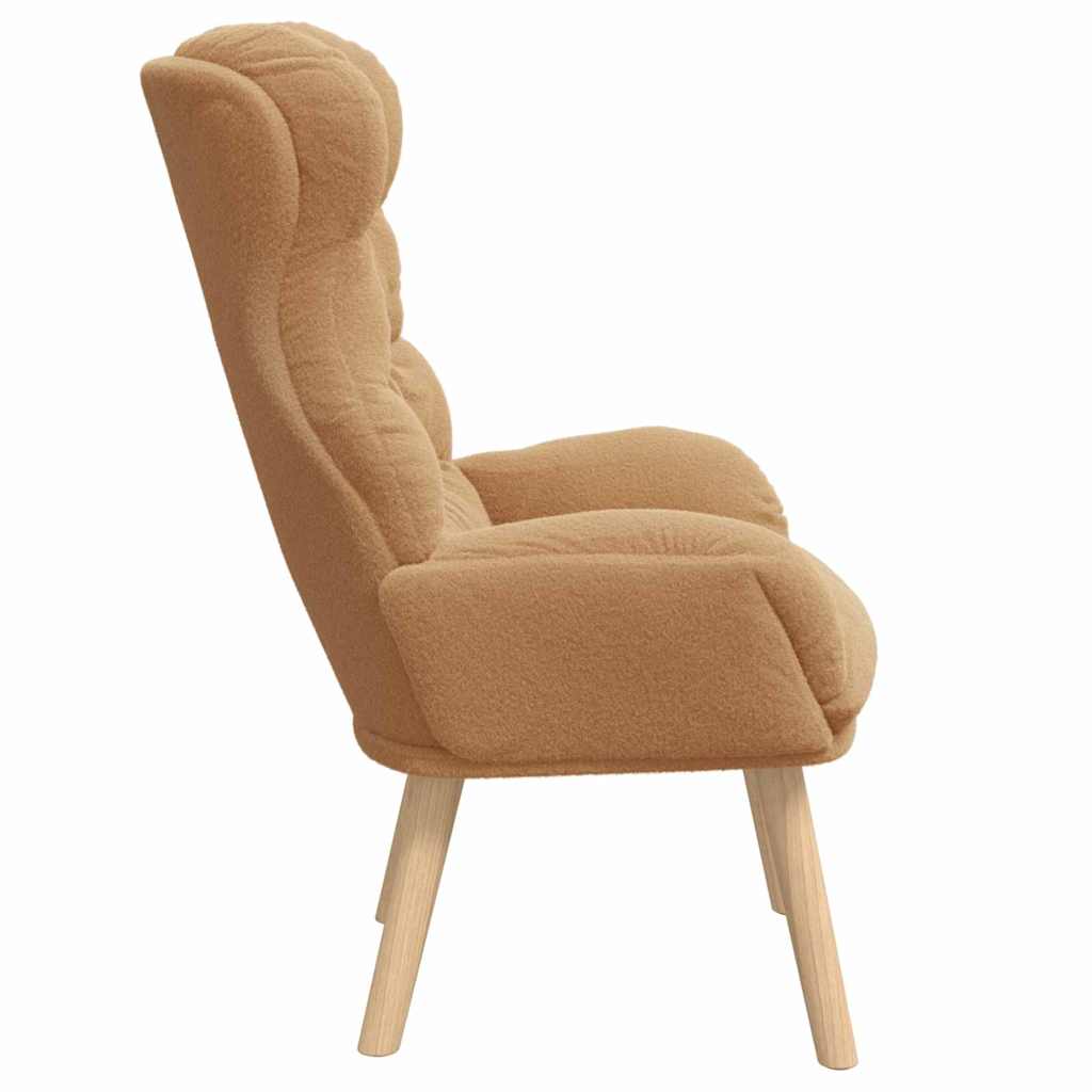 Afslappende stol Beige 69 x 74 x 93 cm Stof