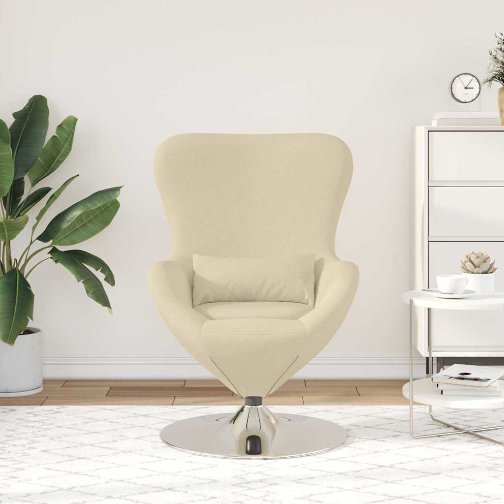 Æggestol Creme 63 x 73 x 90 cm Stof
