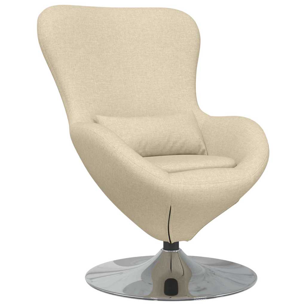 Æggestol Creme 63 x 73 x 90 cm Stof