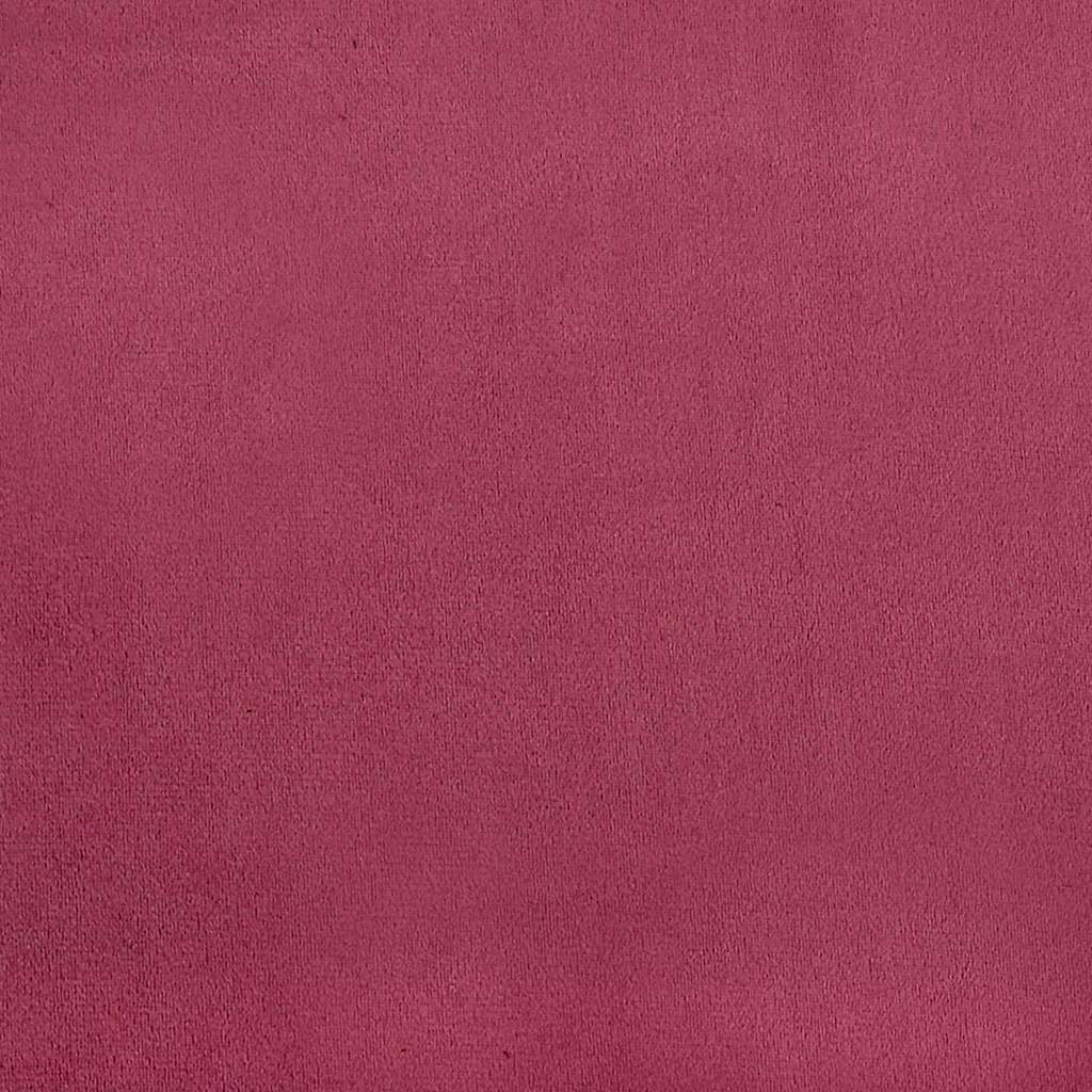 Æg Stol med Fodskammel Vinrød 63 x 73 x 90 cm Fløjl