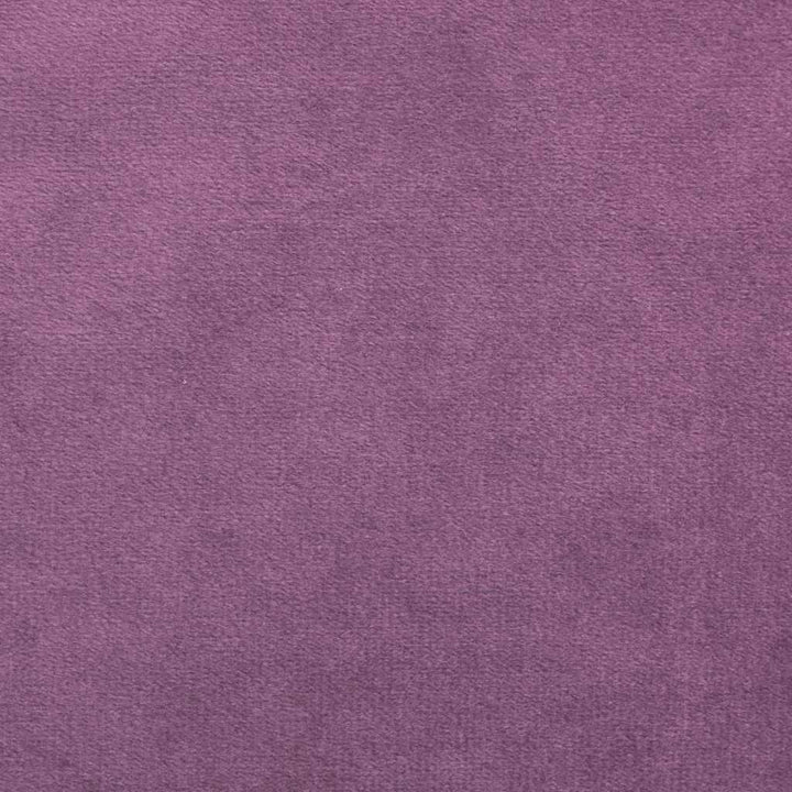 Æg Stol med Fodskammel Lilla 63 x 73 x 90 cm Fløjl