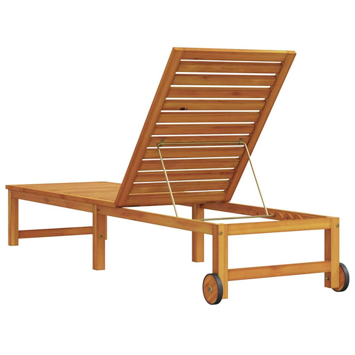 Solstol 1-person Brun 53 x 202 x 89cm Massivt akacietræ