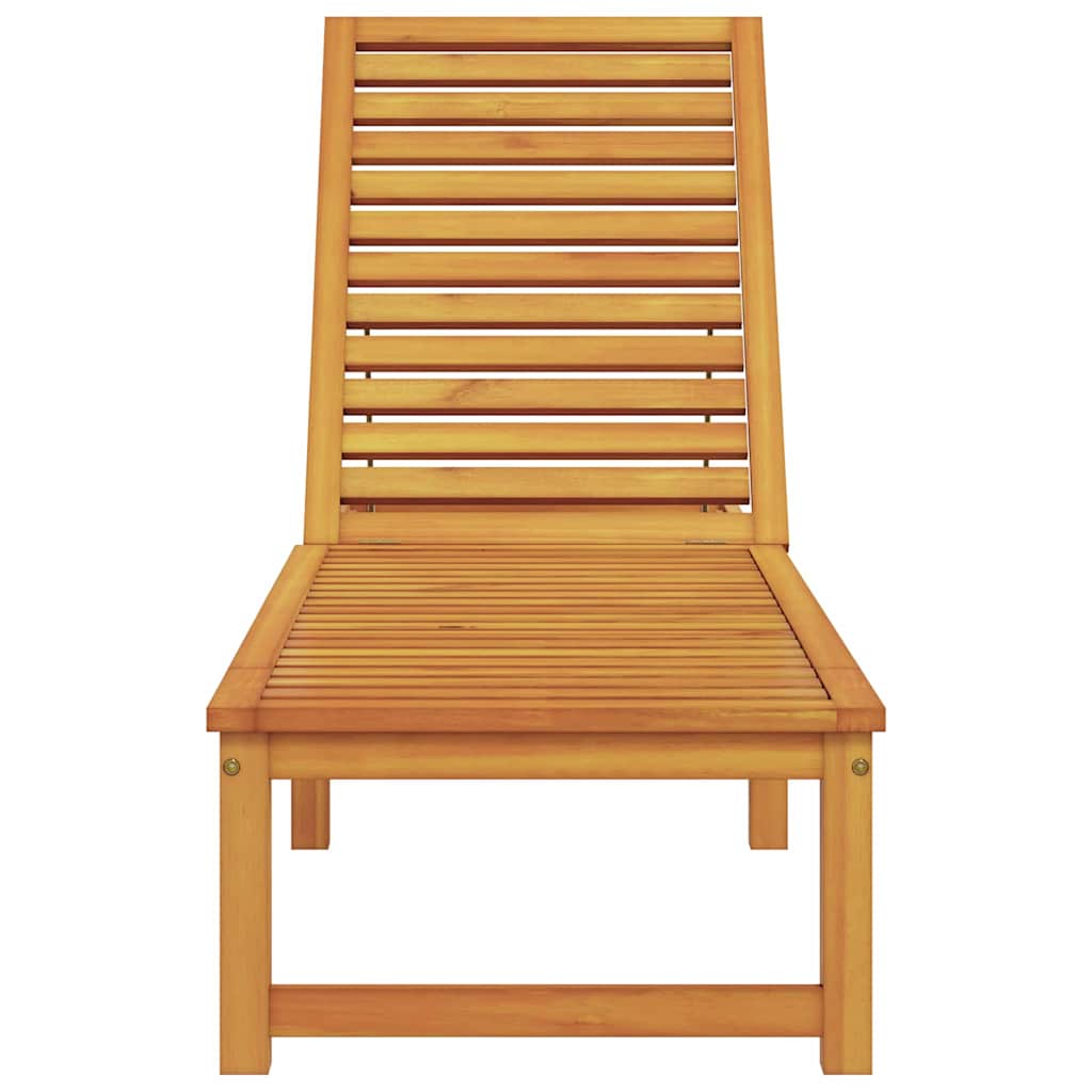 Solstol 1-person Brun 53 x 202 x 89cm Massivt akacietræ