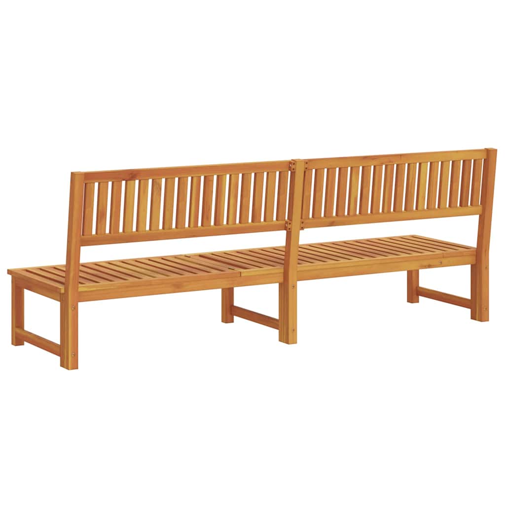 Solstol 1-person Brun 200 x 57 x 75 cm Massivt akacietræ