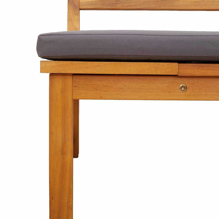 Solstol 1-person Brun 200 x 57 x 75 cm Massivt akacietræ