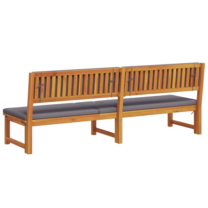 Solstol 1-person Brun 200 x 57 x 75 cm Massivt akacietræ