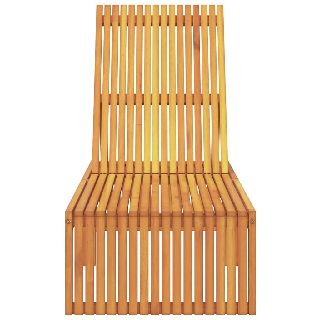 Solstol 1-person Brun 200 x 55 x 94cm Massivt akacietræ