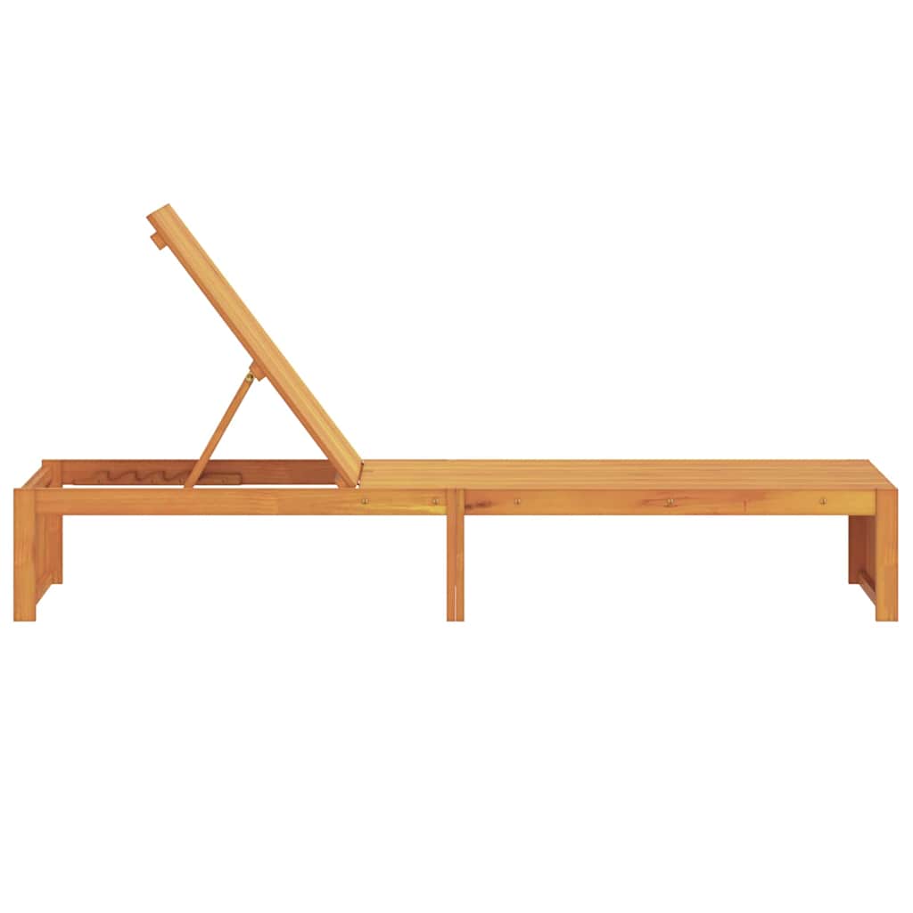 Solstol 1-person Brun 200 x 55 x 94cm Massivt akacietræ
