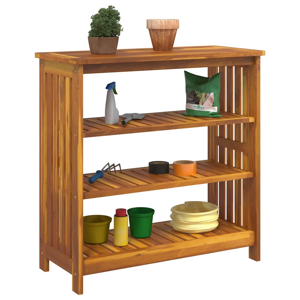 Havekabinet med hylde med opbevaring Brun 90 x 40 x 90cm
