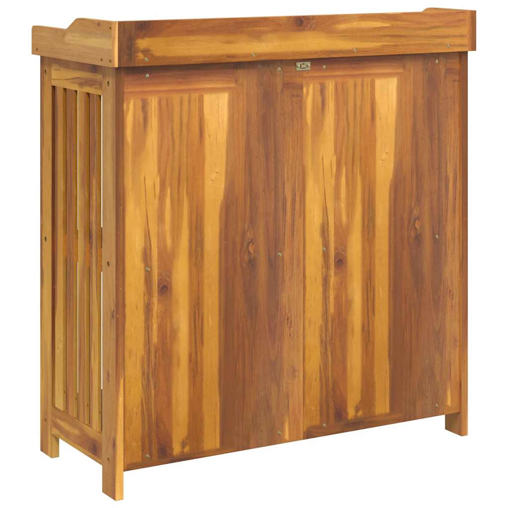 Havekabinet med opbevaring med dør Brun 93 x 41.5 x 98cm