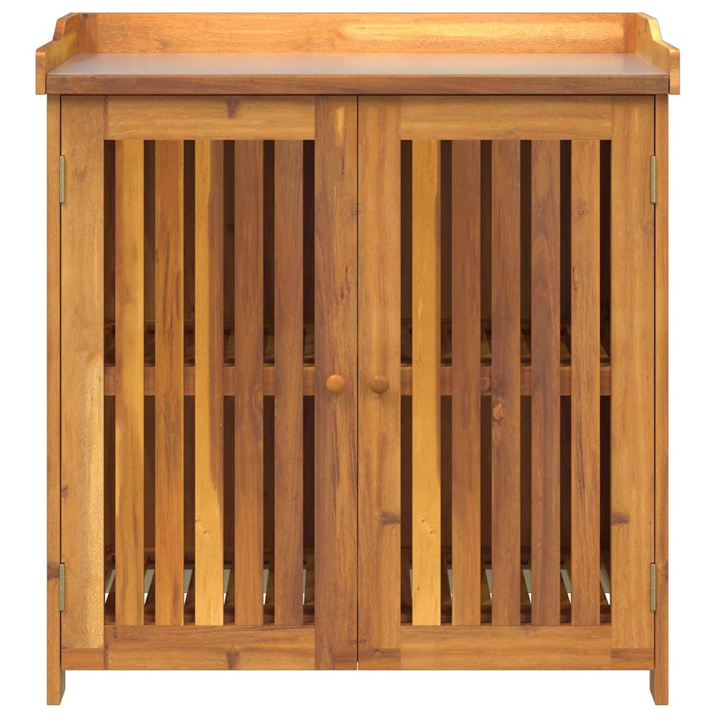Havekabinet med opbevaring med dør Brun 93 x 41.5 x 98cm