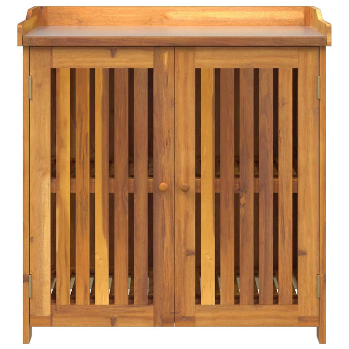 Havekabinet med opbevaring med dør Brun 93 x 41.5 x 98cm