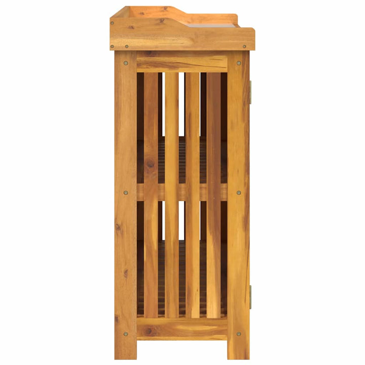 Havekabinet med opbevaring med dør Brun 93 x 41.5 x 98cm