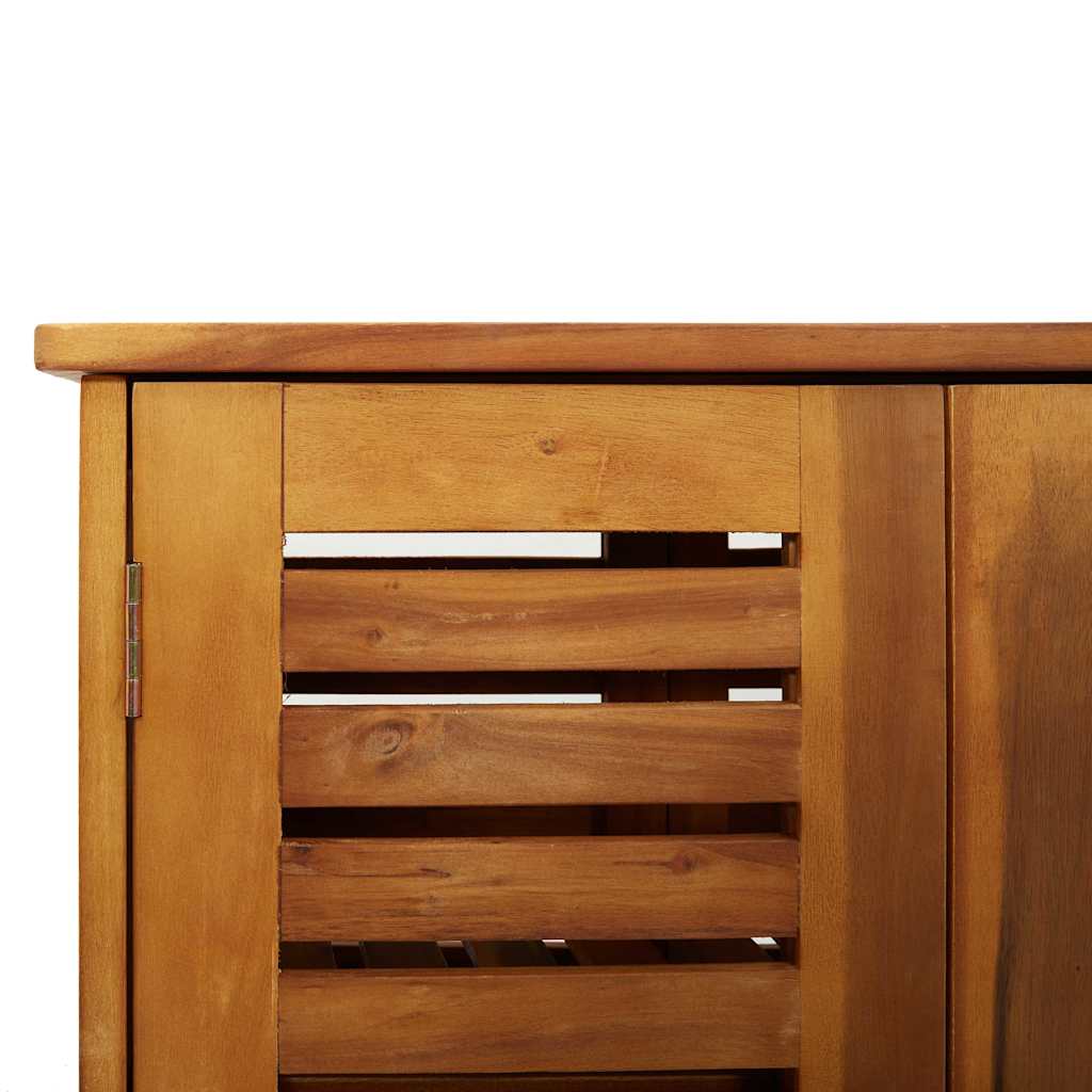 Havekabinet med opbevaring med dør Brun 75 x 35 x 70cm
