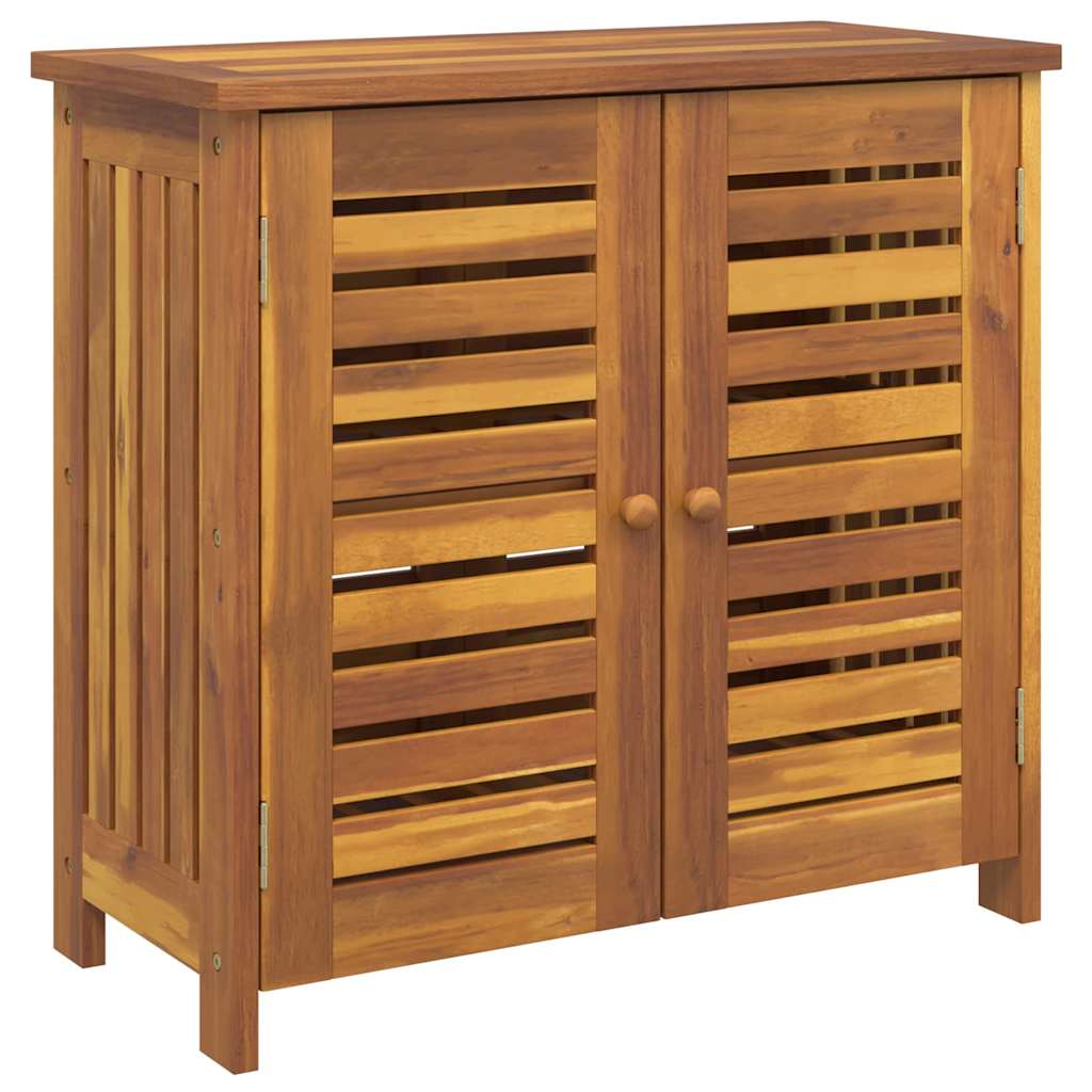 Havekabinet med opbevaring med dør Brun 75 x 35 x 70cm