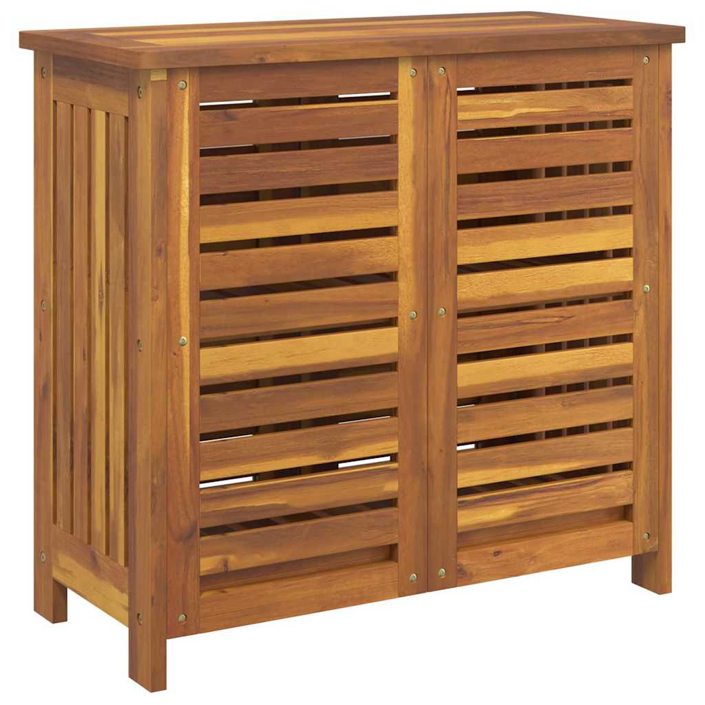 Havekabinet med opbevaring med dør Brun 75 x 35 x 70cm