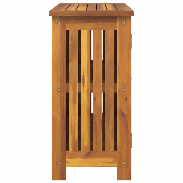 Havekabinet med opbevaring med dør Brun 75 x 35 x 70cm