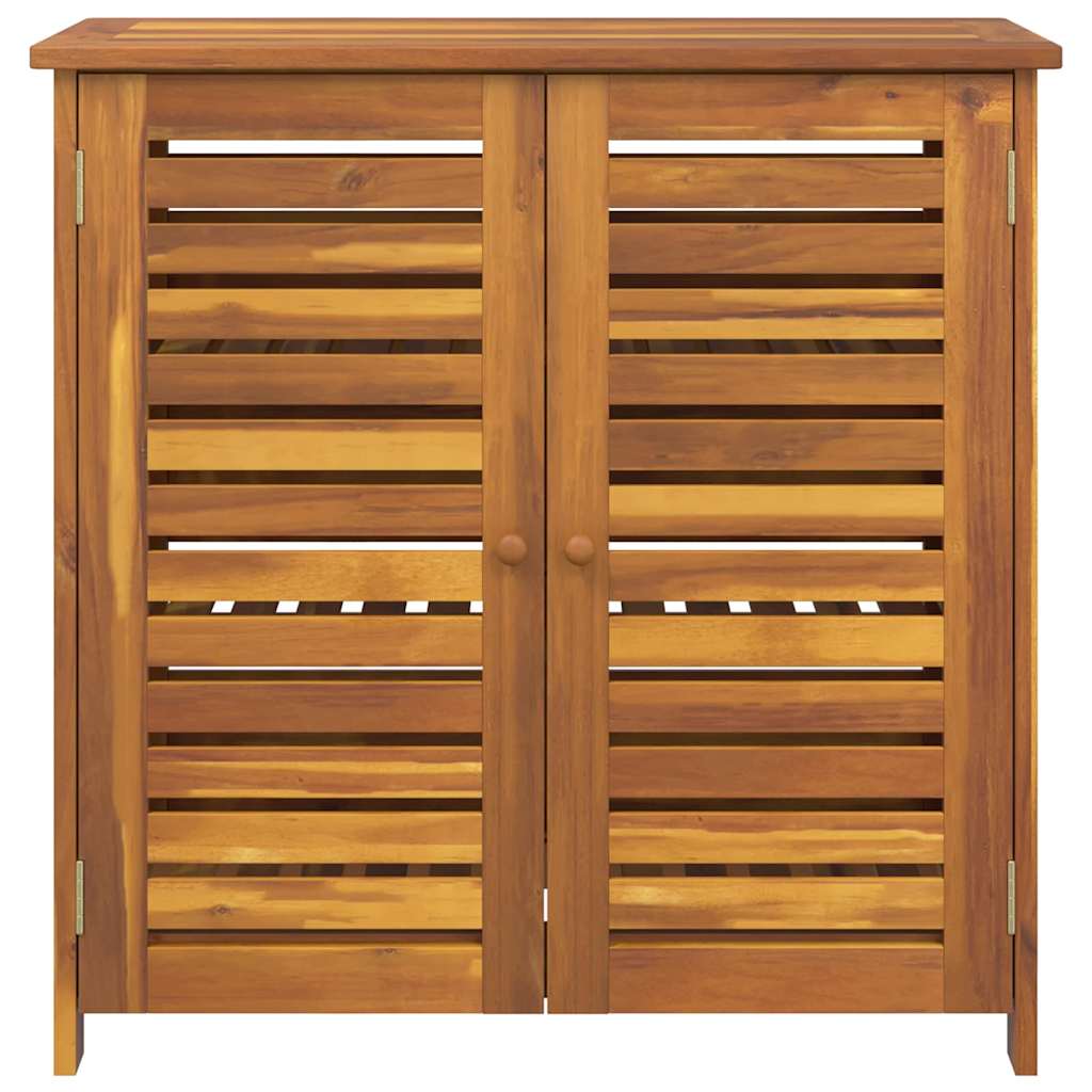 Havekabinet med opbevaring med dør Brun 90 x 40 x 90cm