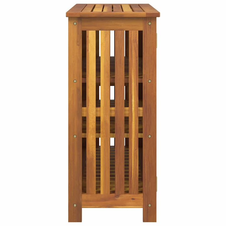 Havekabinet med opbevaring med dør Brun 90 x 40 x 90cm