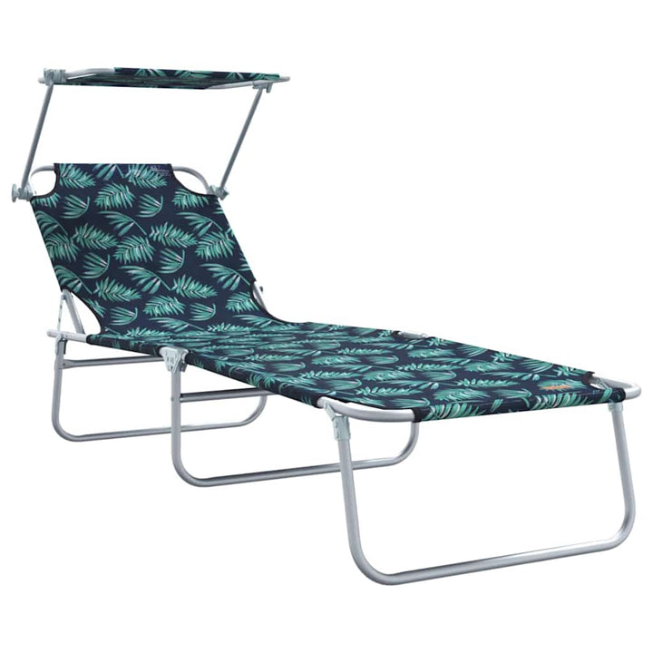 Solstol 2-person 2 pcs Grøn 58 x 188 x 77cm Stof