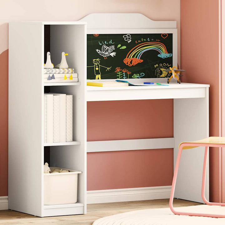 Tavleskrivebord Hvid 120 x 45 x 118.5 cm Konstrueret træ
