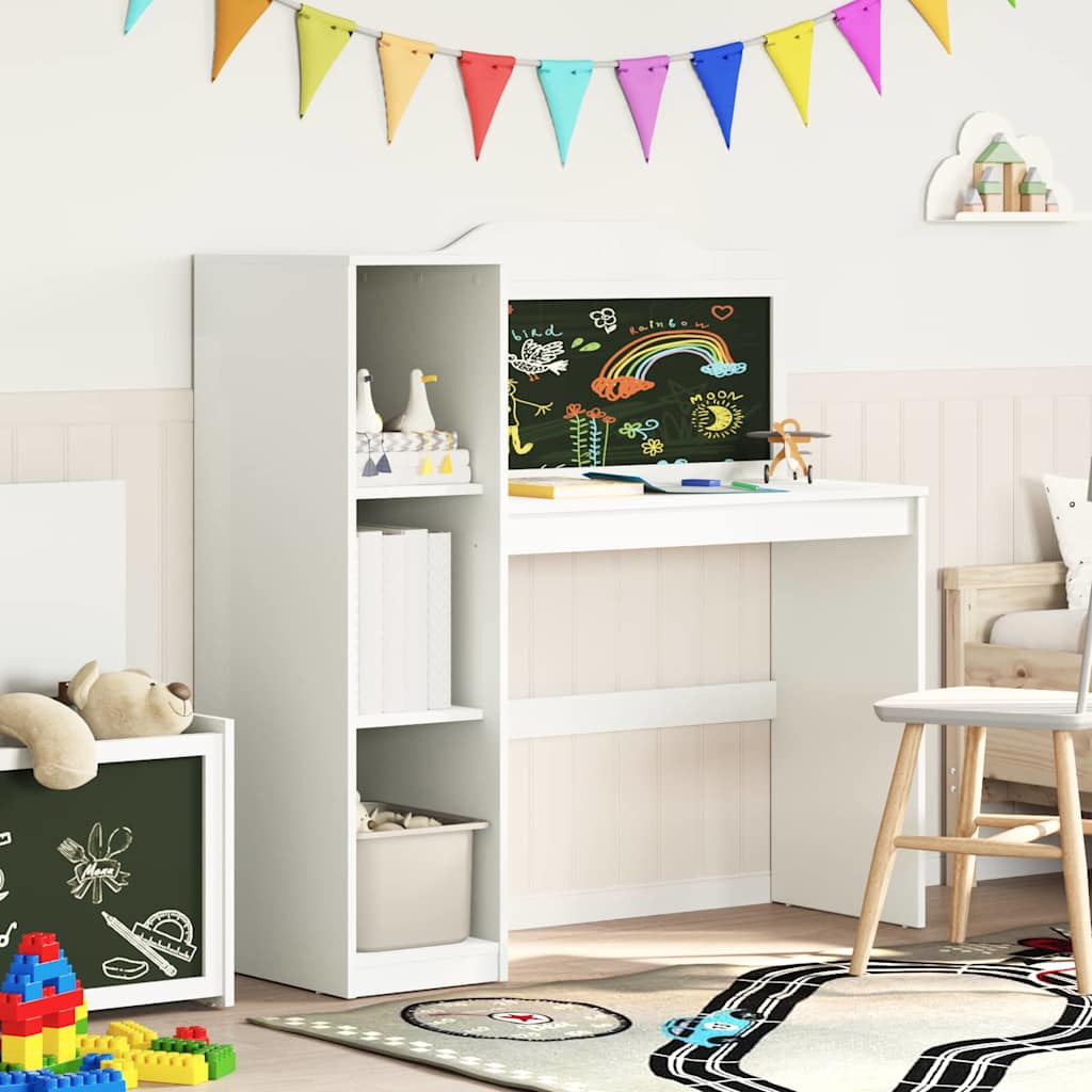 Tavleskrivebord Hvid 120 x 45 x 118.5 cm Konstrueret træ