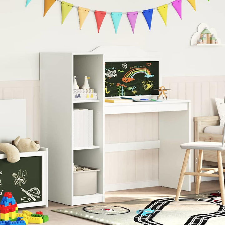 Tavleskrivebord Hvid 120 x 45 x 118.5 cm Konstrueret træ