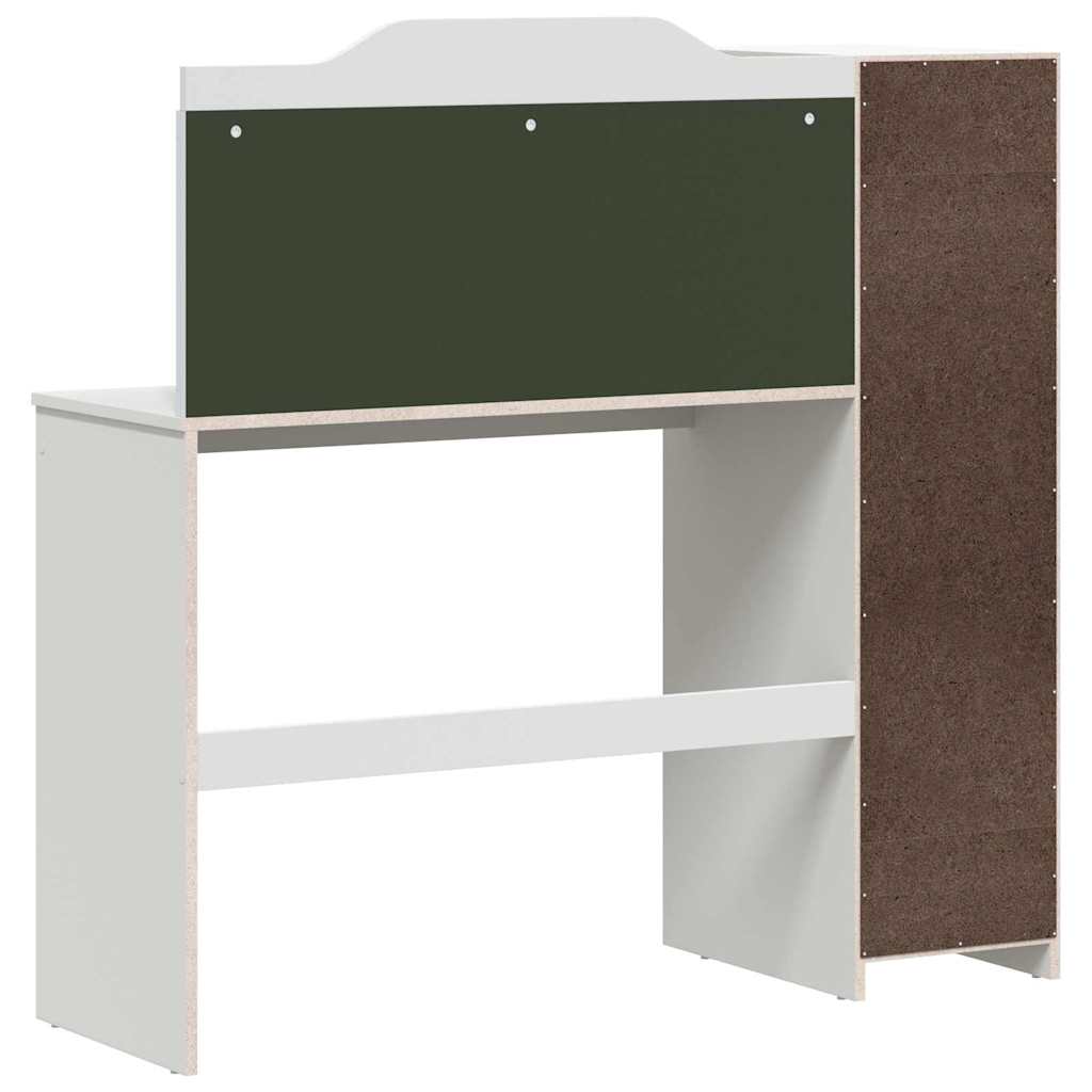 Tavleskrivebord Hvid 120 x 45 x 118.5 cm Konstrueret træ